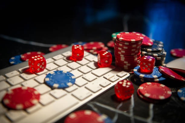 Mobile app interface showing live football and casino games